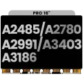 LCD Panel Only Compatible For MacBook Pro 16" (A2485 / A2780 / A2991 / A3403 / A3186) (Compatible With All Years)