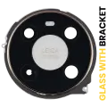 Back Camera Lens With Bracket Compatible For Huawei Mate 40 (Gold)