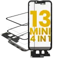 4 in 1 Short  Flex (Digitizer Touch With Glass + OCA + Frame Pre-installed) Compatible For iPhone 13 Mini (OCA Master)