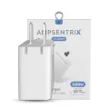 4 Plug - 100W USB Type C And USB Type A Wall Power Adapter (AmpSentrix)