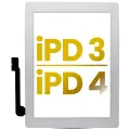 Digitizer Compatible For iPad 3 / 4 (White)