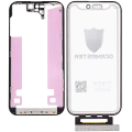 4 in 1 Short Flex (Digitizer Touch With Glass + OCA + Frame Pre-installed) Compatible For iPhone 14 Pro (OCA Master)