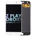 LCD Assembly Without Frame Compatible For Motorola Moto Z Play Droid (XT1635-01 / 2016) (Genuine OEM) (White)