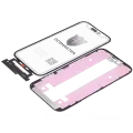 4 in 1 Short Flex (Digitizer Touch With Glass + OCA + Frame Pre-installed) Compatible For iPhone 15 (OCA Master)