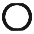Home Button Gasket Compatible For iPad Pro 10.5" (Black) (10 Pack)