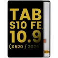 LCD Assembly Without Frame Compatible For Samsung Galaxy Tab S10 FE 10.9" (X520) (2025) (Refurbished) (Black)
