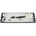 OLED Assembly With Frame Compatible For Xiaomi Redmi Note 14 Pro 4G (Refurbished) (Midnight Black)