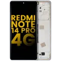 OLED Assembly With Frame Compatible For Xiaomi Redmi Note 14 Pro 4G (Refurbished) (Ocean Blue)