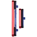 Hard Buttons (Power / Volume) Compatible For Samsung Galaxy S25 / S25 Plus (Premium) (Coral Red)