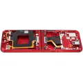 OLED Assembly With Frame Compatible For Motorola Razr Ultra 2025 (XT2551 / 2025) / Razr 60 Ultra (XT2551 / 2025) (Refurbished) (Rio Red)