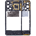 Mid-Frame Housing Compatible For Samsung Galaxy A16 5G (A166U / 2024) (US Version) (Blue Black)