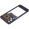Mid-Frame Housing Compatible For Samsung Galaxy A16 5G (A166U / 2024) (US Version) (Blue Black)