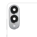 Back Camera Lens With Cover Bezel Ring Compatible For Samsung Galaxy S25 Edge (S937) (Titanium Silver)