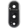 Back Camera Lens With Cover Bezel Ring Compatible For Samsung Galaxy S25 Edge (S937) (Titanium Silver)