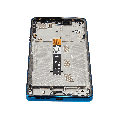LCD Assembly With Frame Compatible For Motorola Moto G75 5G (XT2437 / 2024) (Refurbished) (Aqua Blue)