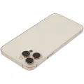 Back Housing W/ Small Components Pre-Installed Compatible For iPhone 13 Pro Max (International Version) (Used OEM Pull: Grade C) (Gold)