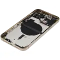 Back Housing W/ Small Components Pre-Installed Compatible For iPhone 13 Pro Max (International Version) (Used OEM Pull: Grade C) (Gold)