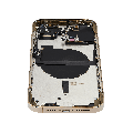 Back Housing W/ Small Components Pre-Installed Compatible For iPhone 13 Pro Max (International Version) (Used OEM Pull: Grade C) (Gold)