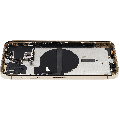 Back Housing W/ Small Components Pre-Installed Compatible For iPhone 13 Pro Max (International Version) (Used OEM Pull: Grade C) (Gold)