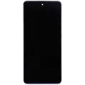 OLED Assembly With Frame Compatible For Motorola Moto G86 / G86 Power 5G (XT2527 / 2025) (Refurbished) (Cosmic Sky)
