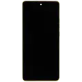 OLED Assembly With Frame Compatible For Motorola Moto G86 / G86 Power 5G (XT2527 / 2025) (Refurbished) (Golden Cypress)