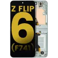 Inner OLED Assembly With Frame Compatible For Samsung Galaxy Z Flip 6 (F741) (US & International) (Refurbished) (Mint)