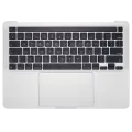 Top Case Assembly With Battery And Keyboard Compatible For MacBook Pro 13" M1 (A2338 / Late 2020) (Silver) (US Keyboard)