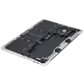 Top Case Assembly With Battery And Keyboard Compatible For MacBook Pro 13" M1 (A2338 / Late 2020) (Silver) (US Keyboard)