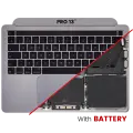 Top Case Assembly With Battery And Keyboard Compatible For MacBook Pro 13" M1 (A2338 / Late 2020) (Space Gray) (US Keyboard)