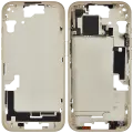 Mid-Frame Housing  W/ Small Parts For iPhone 15 (US Version) (Used OEM Pull: Grade A) (Yellow)