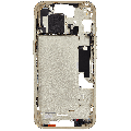 Mid-Frame Housing  W/ Small Parts For iPhone 15 (US Version) (Used OEM Pull: Grade A) (Yellow)