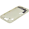 Mid-Frame Housing  W/ Small Parts For iPhone 15 (US Version) (Used OEM Pull: Grade A) (Yellow)