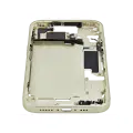 Mid-Frame Housing  W/ Small Parts For iPhone 15 (US Version) (Used OEM Pull: Grade A) (Yellow)