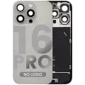 Back Glass w/ MagSafe Magnet & NFC & Flashlight Flex For iPhone 16 Pro (Aftermarket) (Natural Titanium) (No Logo)