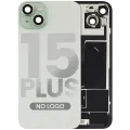 Back Glass w/ MagSafe Magnet & NFC & Flashlight Flex For iPhone 15 Plus (Aftermarket) (Green) (No Logo)