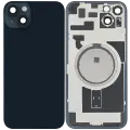 Back Glass w/ MagSafe Magnet For iPhone 14 Plus (Aftermarket) (Midnight) (No Logo)