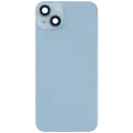 Back Glass w/ MagSafe Magnet For iPhone 14 Plus (Aftermarket) (Blue) (No Logo)