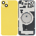 Back Glass w/ MagSafe Magnet For iPhone 14 Plus (Aftermarket) (Yellow) (No Logo)