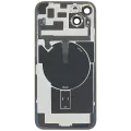 Back Glass With Steel Plate With Wireless NFC & MagSafe Magnet Pre-Installed For iPhone 14 Plus (No Logo) (Yellow)