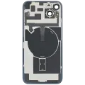 Back Glass With Steel Plate With Wireless NFC & MagSafe Magnet Pre-Installed For iPhone 14 Plus (No Logo) (Blue)