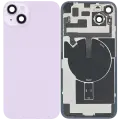 Back Glass With Steel Plate With Wireless NFC & MagSafe Magnet Pre-Installed For iPhone 14 Plus (No Logo) (Purple)