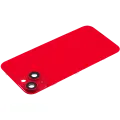 Back Glass w/ MagSafe Magnet For iPhone 14 (Aftermarket) (Red) (No Logo)