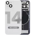 Back Glass With Steel Plate With Wireless NFC & MagSafe Magnet Pre-Installed For iPhone 14 (No Logo) (Starlight)