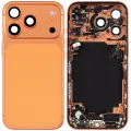 Back Housing W/ Charging Port Flex & Small Parts Compatible For iPhone 17 Pro (US Version) (Used OEM Pull: Grade A) (Cosmic Orange)