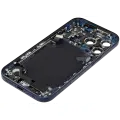 Back Housing W/ Charging Port Flex & Small Parts Compatible For iPhone 17 Pro (US Version) (Used OEM Pull: Grade A) (Deep Blue)