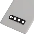 Back cover Glass With Camera Lens For Samsung Galaxy S10 Plus (Service Pack) (Prism Silver)