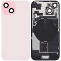 Back Glass w/ MagSafe Magnet & NFC & Flashlight Flex For iPhone 15 (Quality - OEM Pull C) (Pink)