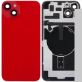 Back Glass w/ MagSafe Magnet & NFC & Flashlight Flex For iPhone 14 Plus (Quality - OEM Pull C) (Red)