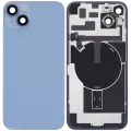 Back Glass w/ MagSafe Magnet & NFC & Flashlight Flex For iPhone 14 Plus (Quality - OEM Pull C) (Blue)