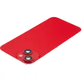 Back Glass w/ MagSafe Magnet & NFC & Flashlight Flex For iPhone 14 (Quality - OEM Pull C) (Red)